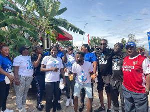 The event saw dozens of participants hike the Peduase mountains