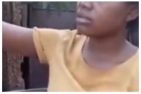 The young woman who was attacked in a taxi