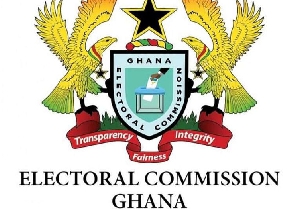 The logo of Ghana's Electoral Commission