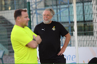 New Black Queens assistant coach Pierre Persson (R)
