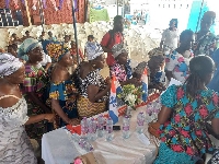 Some of the widows at the event