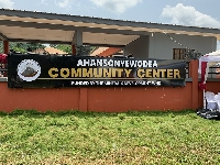 The newly built community center