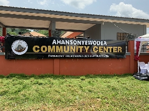 The newly built community center