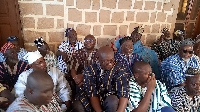 Vice President of Ghana, Dr Mahamudu Bawumia with some of the chiefs