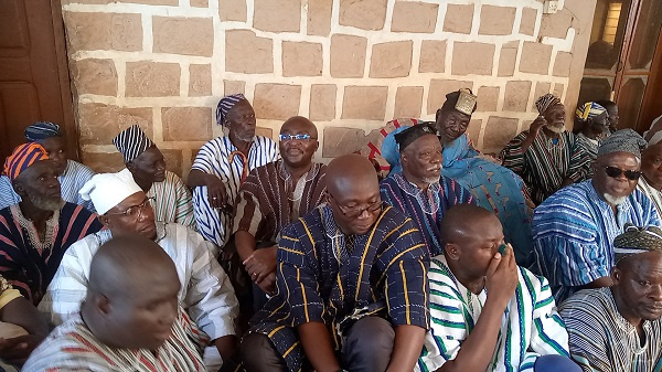 Vice President of Ghana, Dr Mahamudu Bawumia with some of the chiefs