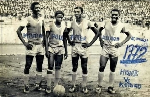 L-R Mama Acquah, Polo, Peter Lamptey, Anas Seidu. Robert Hammond missing in the picture