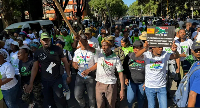 Hundreds took to the streets of Pretoria to protest against immigration