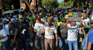 Hundreds took to the streets of Pretoria to protest against immigration