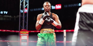 Ghanaian boxer Sedem Ama