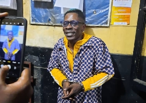 File photo of Shatta Wale when he was arrested in 2021