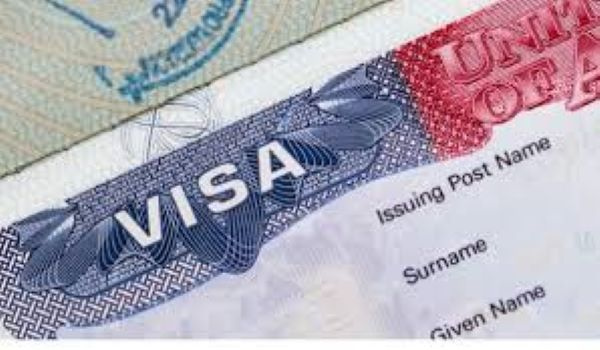 US visa stamp in a passport | File photo