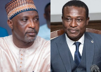 Muntaka (L) says assassination attempt on Kissi Agyebeng (R) didnt happen in 2025