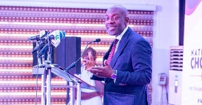 Kojo Oppong Nkrumah at the launch of 2023 National Chocolate Week Celebrations