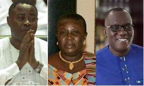 Rev. Boakye, Theresa Kufuor and Sir John