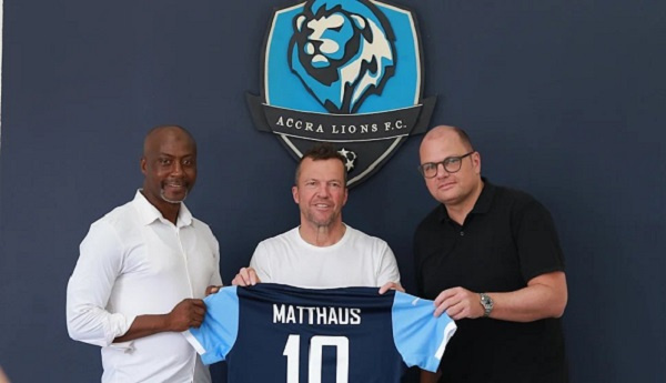 Lothar Matthäus was unveiled as co-owner of Accra Lions on Monday