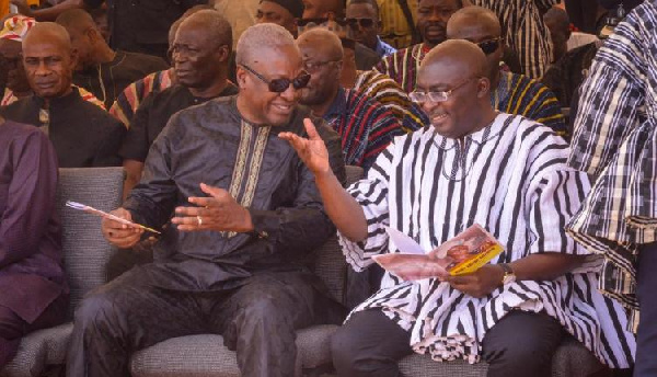 Mahamudu Bawumia and John Dramani Mahama