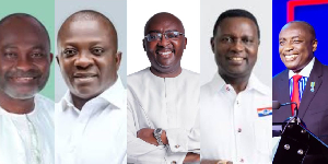 The five heavyweight contenders for the NPP flagbearer position