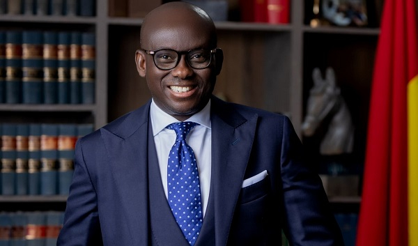 Former Attorney General Godfred Dame was captured at the CID head office with Wontumi on Monday