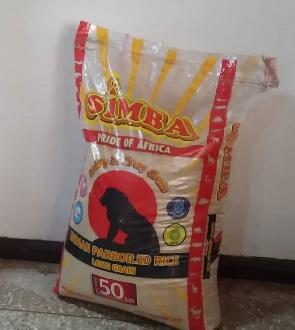 The brand of rice, ‘Simba’ Rice
