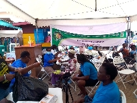 A screening exercise organized after the campaign