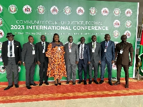 Diana Dapaah with other leaders at the meeting