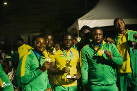 A photo of the KNUST team for the 2025 GUSA games