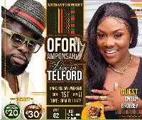 Ofori Amponsah will perform in the UK on January 1