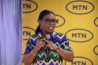 Mrs. Amma Benneh-Amponsah, the Chief Human Resource Officer of MTN Ghana