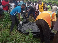 The body of the deceased has been retrieved by the police