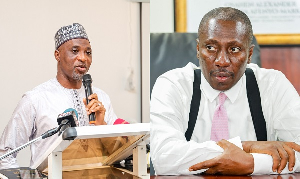 Afenyo-Markin (R) has accused Muntaka (L) of remaining unusually silent