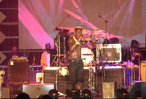 Shatta Wale goes wild on stage