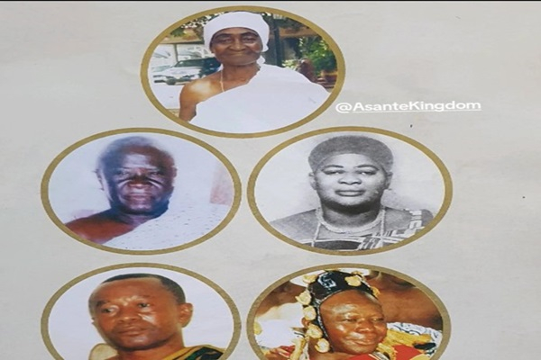 Asantehene Otumfuo Osei Tutu II and his siblings