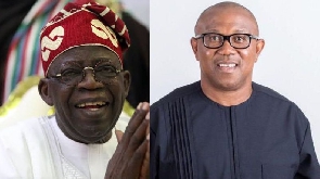 Foto of Bola Tinubu and Peter Obi