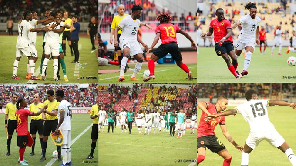 Watch highlights of Ghana's 1-1 drawn game against Angola in Luanda