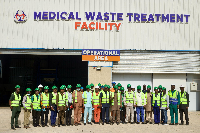 Members of the  Parliamentary Select Committee on Sanitation and Water Resources in a pose