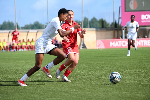 Image from Black Damsels game against Malta