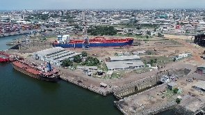 Aerial view of the Tema Shipyard