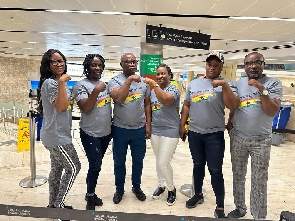 Ghana's team for the World Combat Games