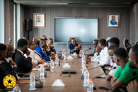 BoG Governor (middle) engaging X content creators