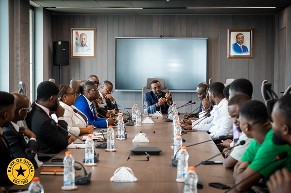 BoG Governor (middle) engaging X content creators