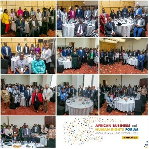 Stakeholders at the first African Union Business and Human Rights Forum