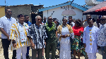 Nii Armah Ashitey receives blessings from Teshie chiefs ahead of NDC chairmanship bid