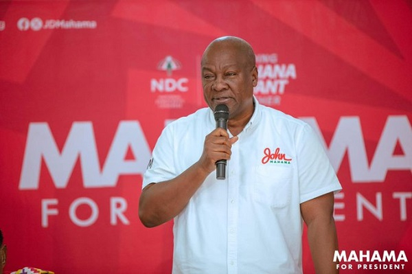 Flagbearer of the National Democratic Congress (NDC), John Dramani Mahama