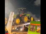 Watch as a trailer brings down electric cables in Sowutuom
