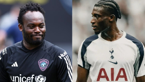 Ex-midfielder Michael Essien and Tottenham Hotspur attacker Kudus Mohammed