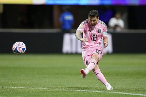 Lionel Messi scored his first goal at the 2025 FIFA Club World Cup