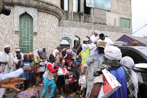 Some of the beneficiaries at Nima