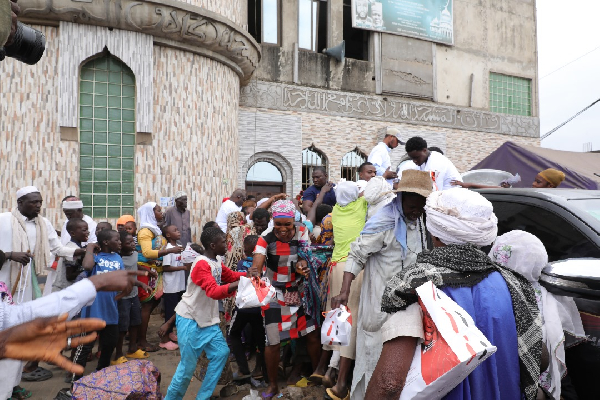 Some of the beneficiaries at Nima