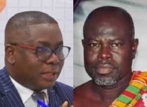 Dr Gideon Boako (left), Joseph Amoah (right)