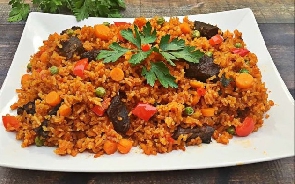 Jollof rice is a West African dish